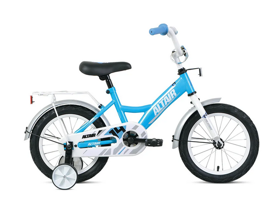 Велосипед 2-х колес. 16" 1 ск. ALTAIR KIDS 2020-2021, бирюзовый/белый (FORWARD)