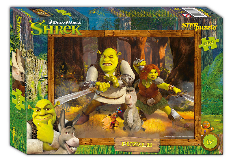 Пазл 260эл. "Shrek" (DreamWorks, Мульти) (Степ пазл)