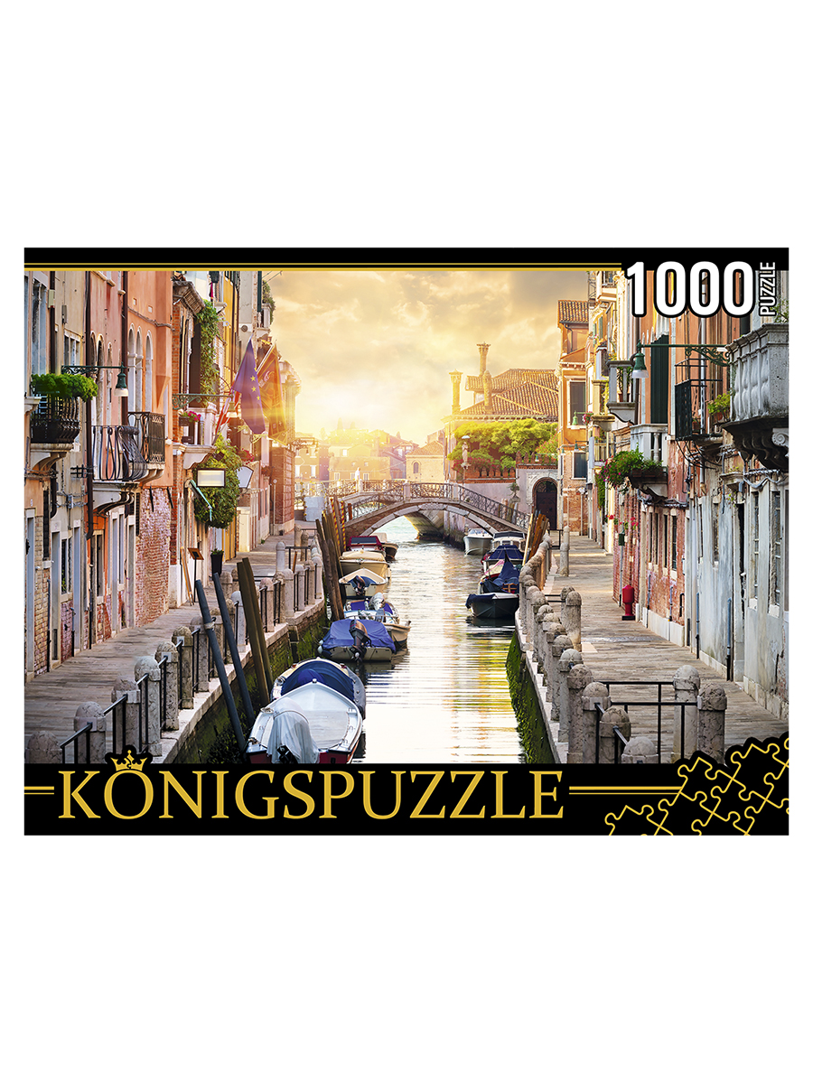 Пазлы 1000 эл. Konigspuzzle. Венеция на закате (ГИK1000-0633)