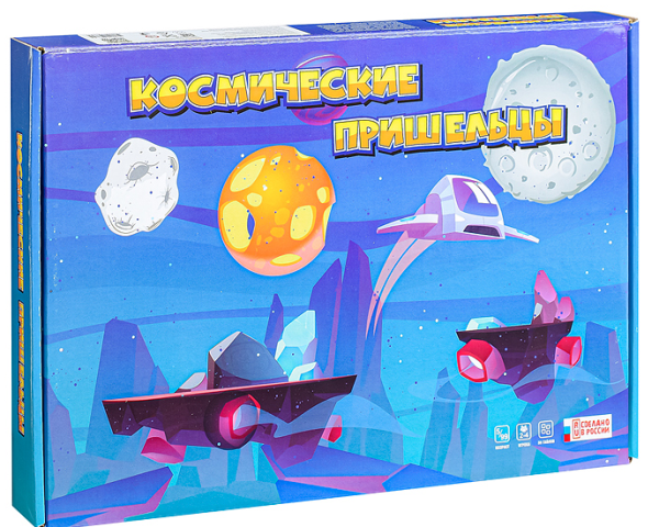 Игра настольная "Космические пришельцы" (Ракета)