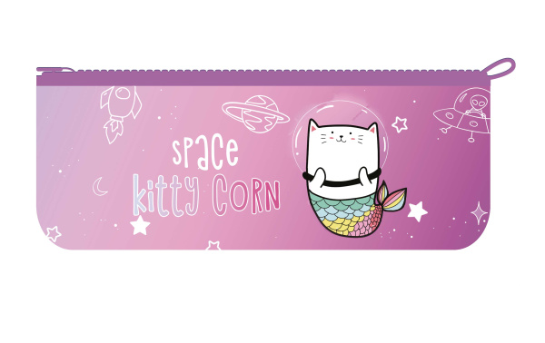 Пенал-косметичка на молнии малый "Kitty corn 2022" (Пчелка)