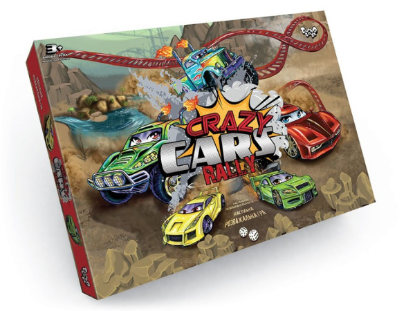 Настольная игра серии «Crazy Cars. Rally» (Данко)