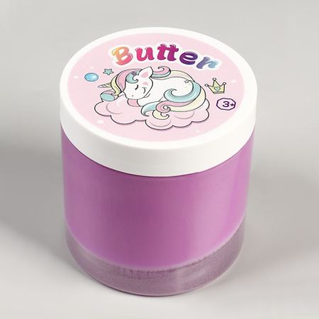 Слайм Butter 200гр. Фиолетовый (Стекло)