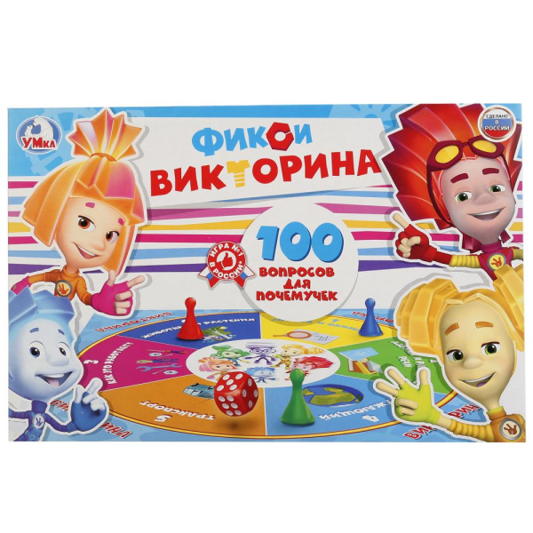 Викторина 100 вопросов "Фиксики" кор. 4690590109403 (Умка)